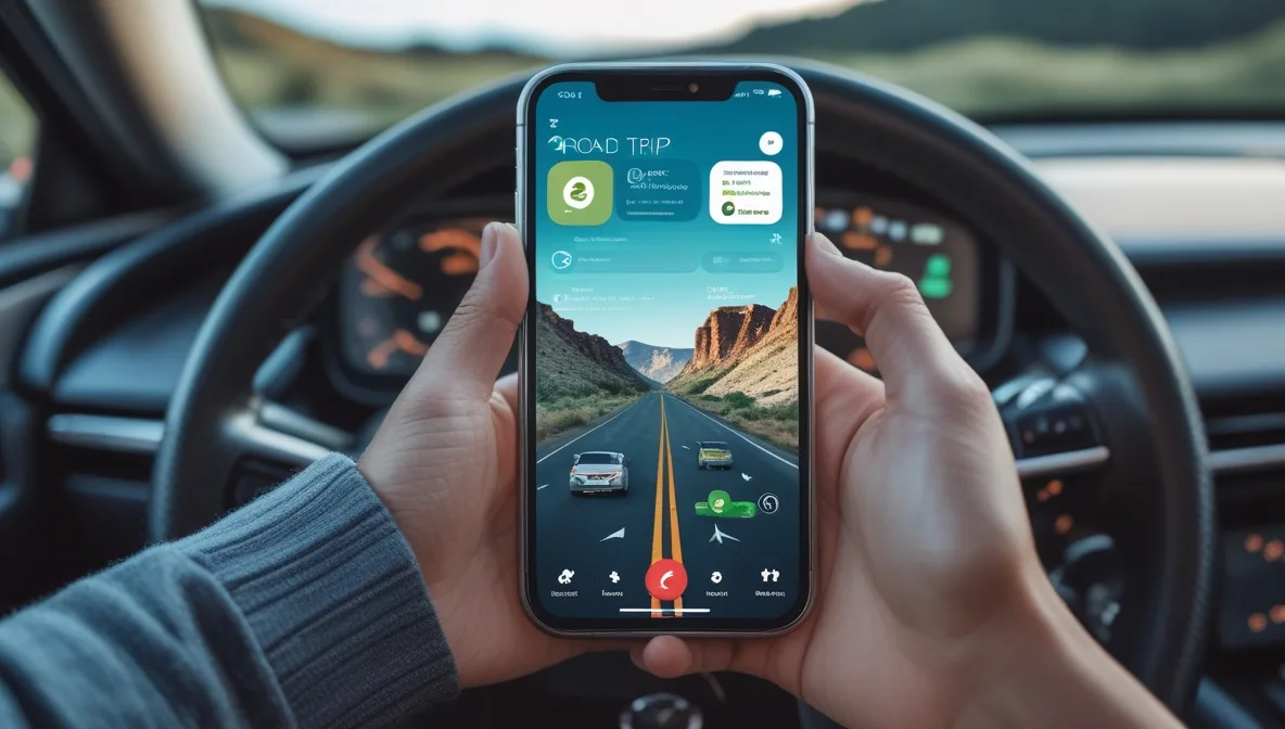 road trip mobile app design ideas