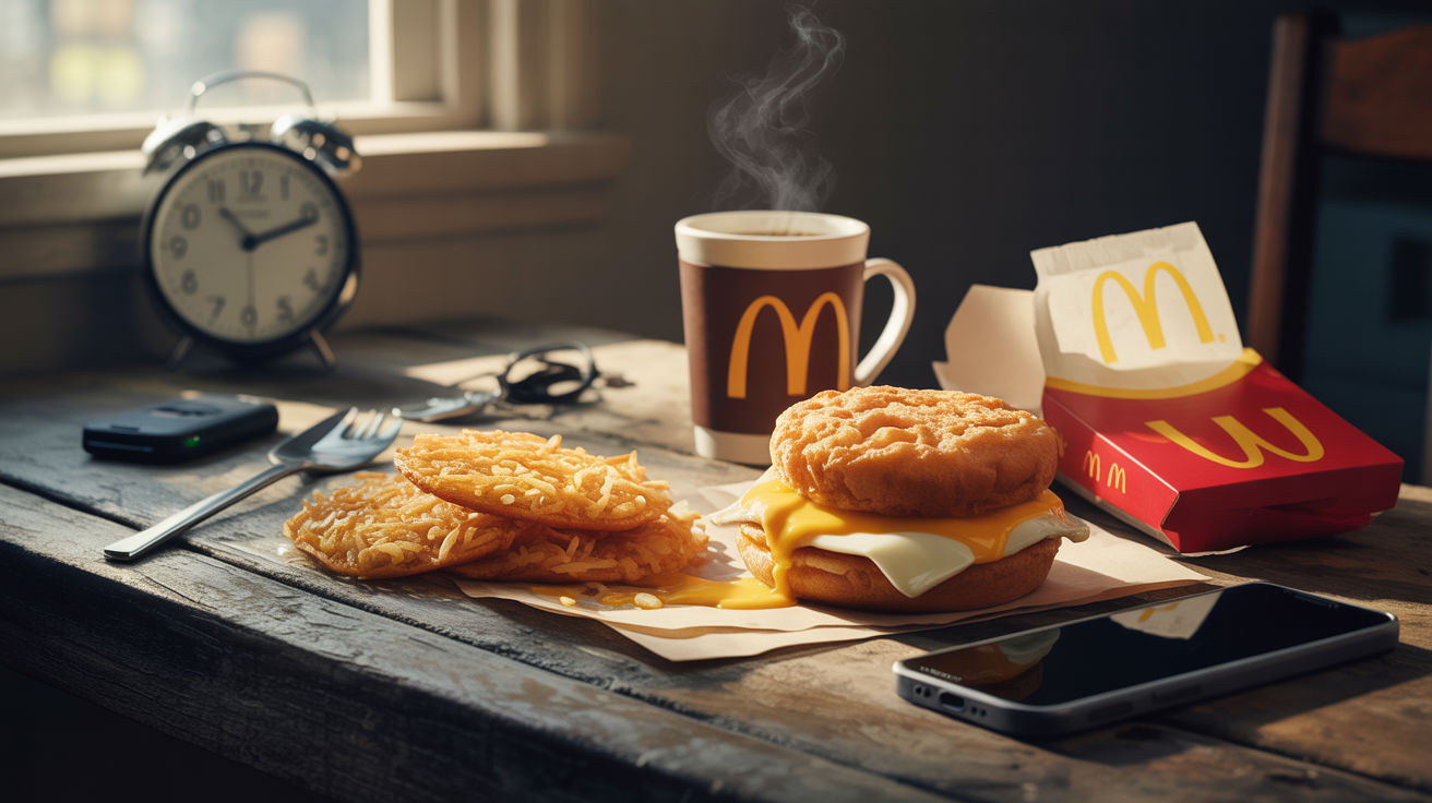 McDonald's breakfast menu