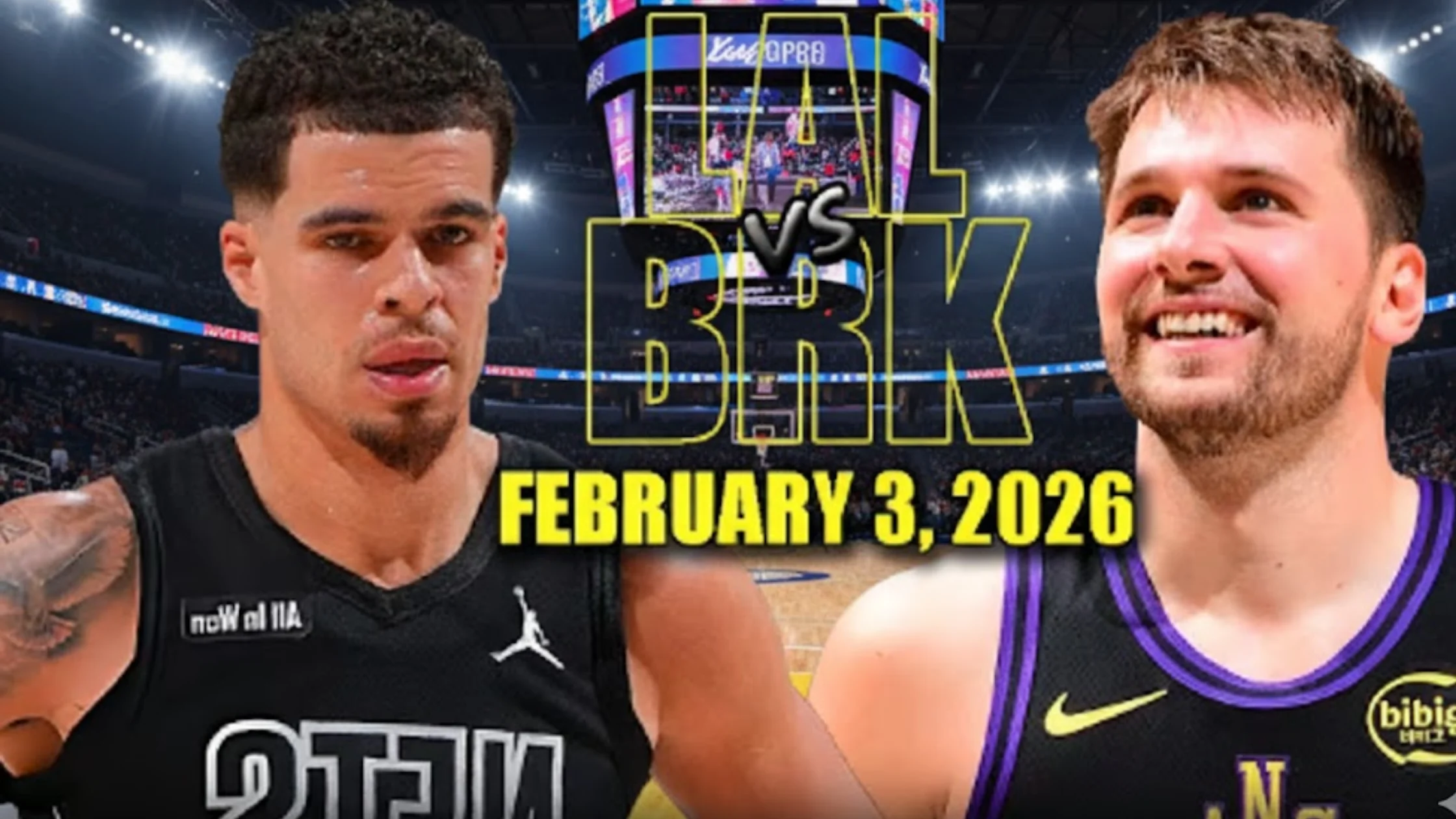 Lakers vs Nets Match Stats