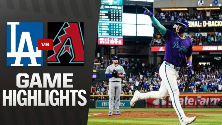 Diamondbacks vs Los Angeles Dodgers match stats