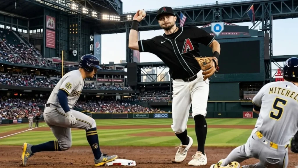 diamondbacks vs brewers match stats