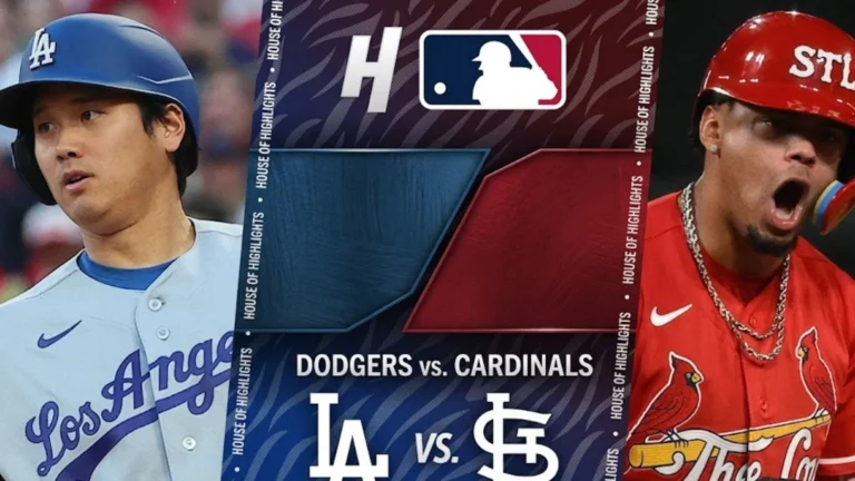 dodgers vs cardinals match stats