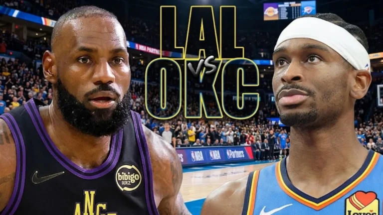 Lakers vs Thunder match stats
