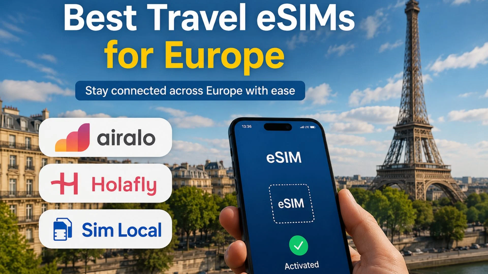 Best Travel eSIMs for Europe