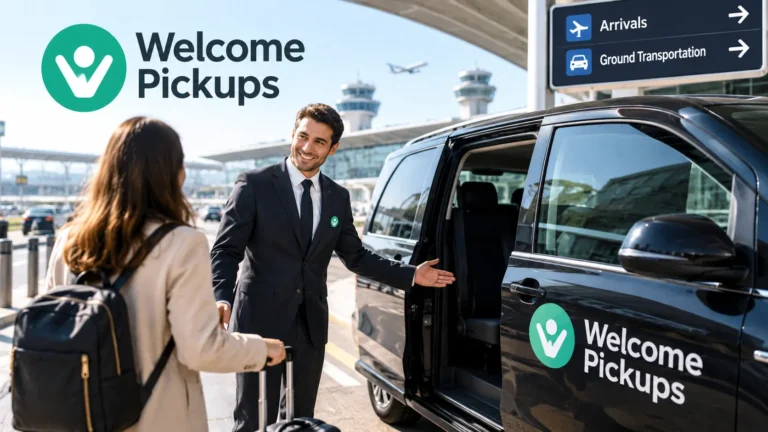 Welcome Pickups private airport and city transfer with an English-speaking driver